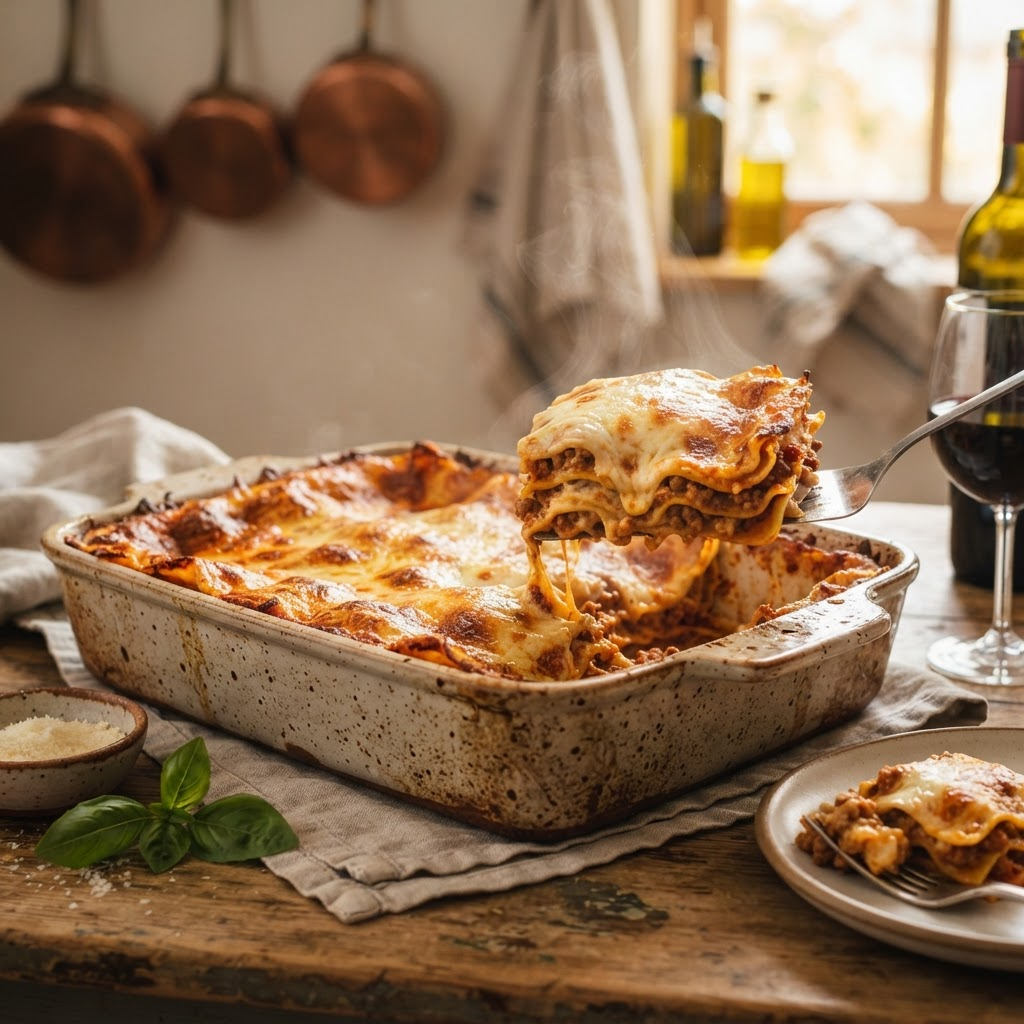 Aunt Lucia's Lasagna Bolognese